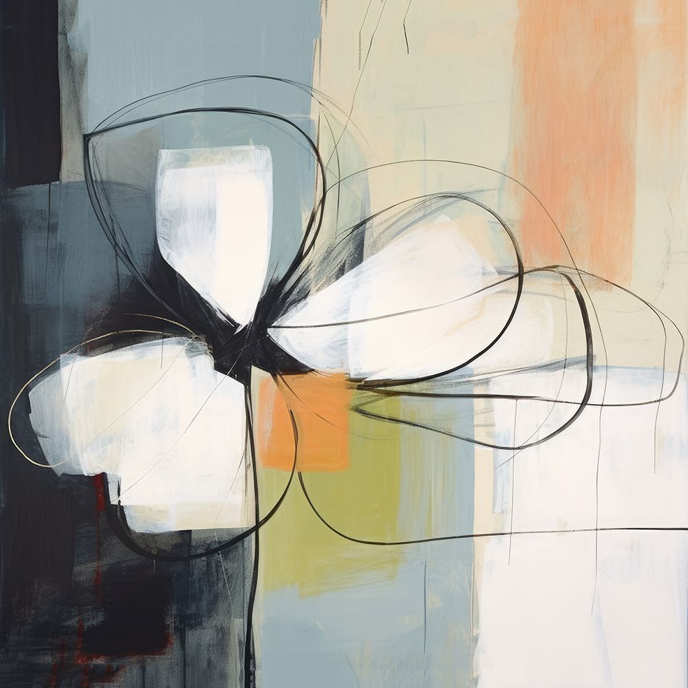 Floral Abstraction Serenity I art print by Irena Orlov for $57.95 CAD