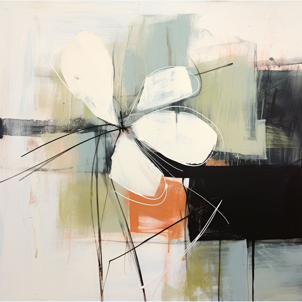 Floral Abstraction Serenity II art print by Irena Orlov for $57.95 CAD