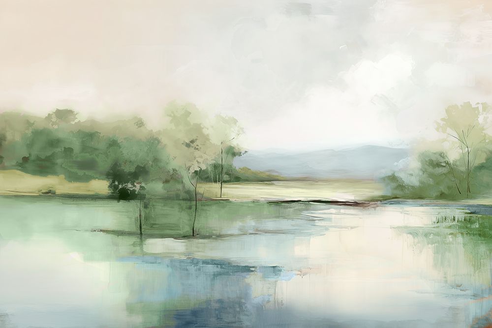 Brushstrokes of Nature I art print by Irena Orlov for $57.95 CAD