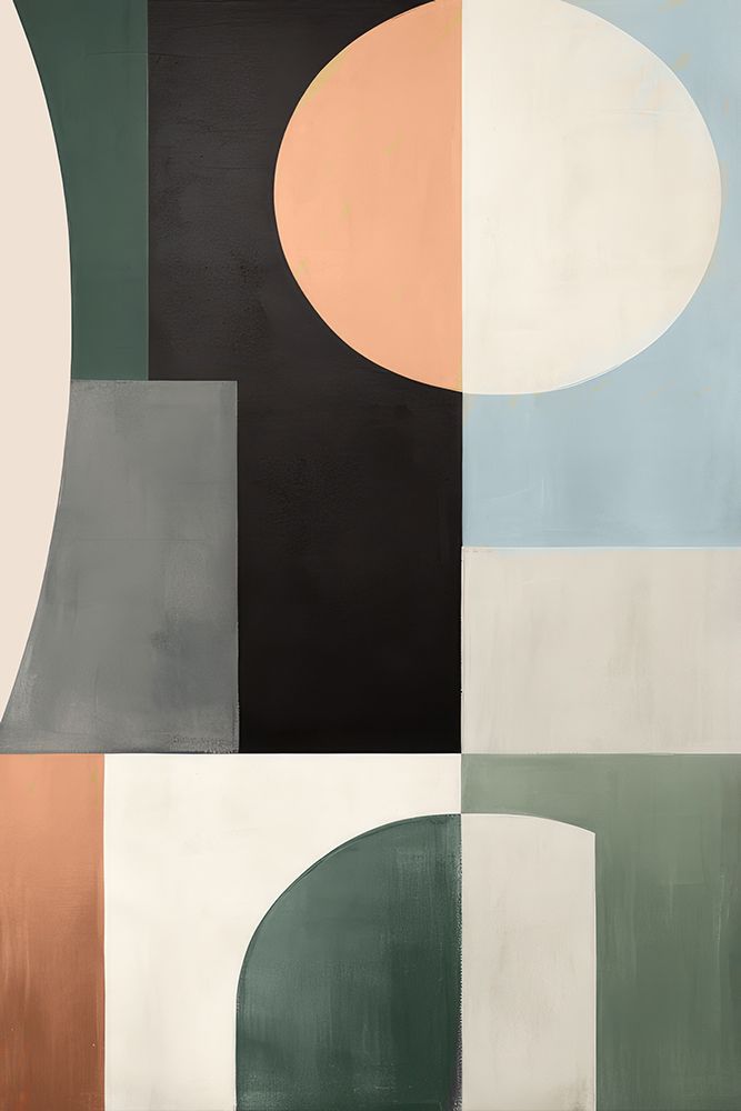 Sage Green Midcentury Magic III art print by Irena Orlov for $57.95 CAD