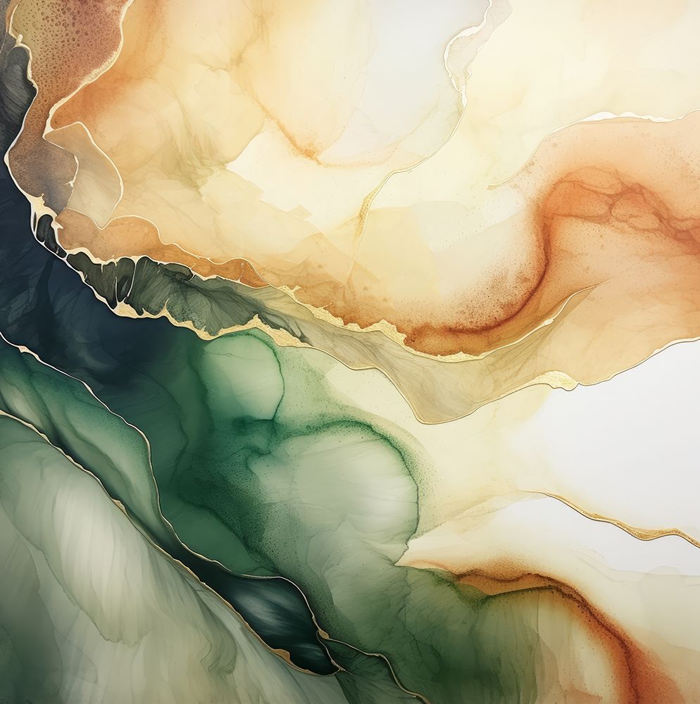 Abstracted Green Rhythms I art print by Irena Orlov for $57.95 CAD