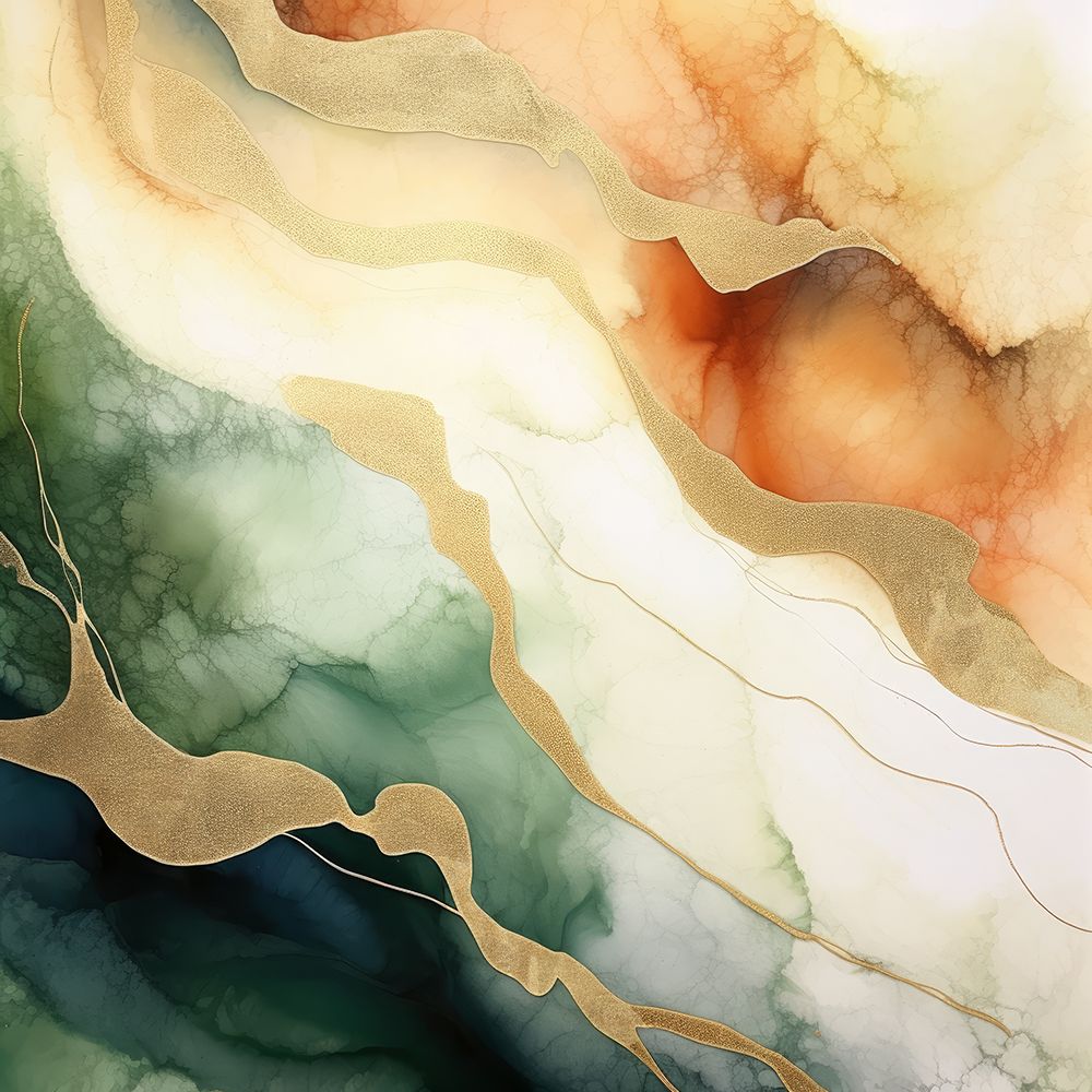 Abstracted Green Rhythms II art print by Irena Orlov for $57.95 CAD