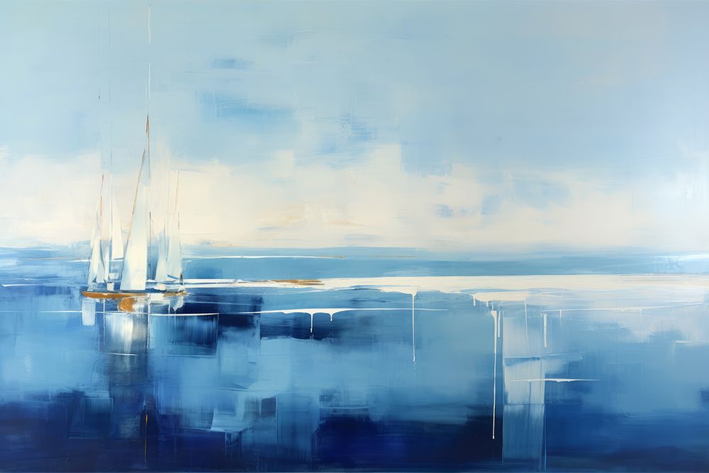 Aqua Sonata II art print by Irena Orlov for $57.95 CAD