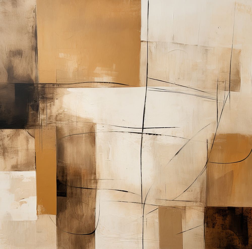 Orange Monochrome Formscape I art print by Irena Orlov for $57.95 CAD