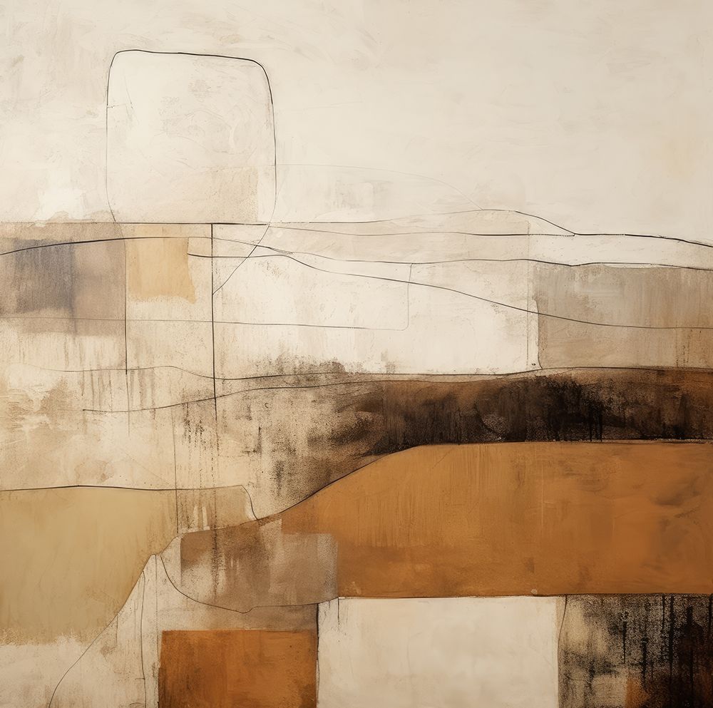 Orange Monochrome Formscape II art print by Irena Orlov for $57.95 CAD