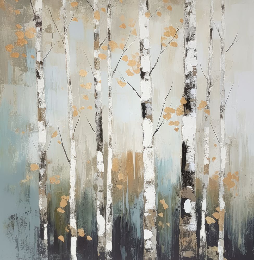 Birch Silhouettes II art print by Irena Orlov for $57.95 CAD