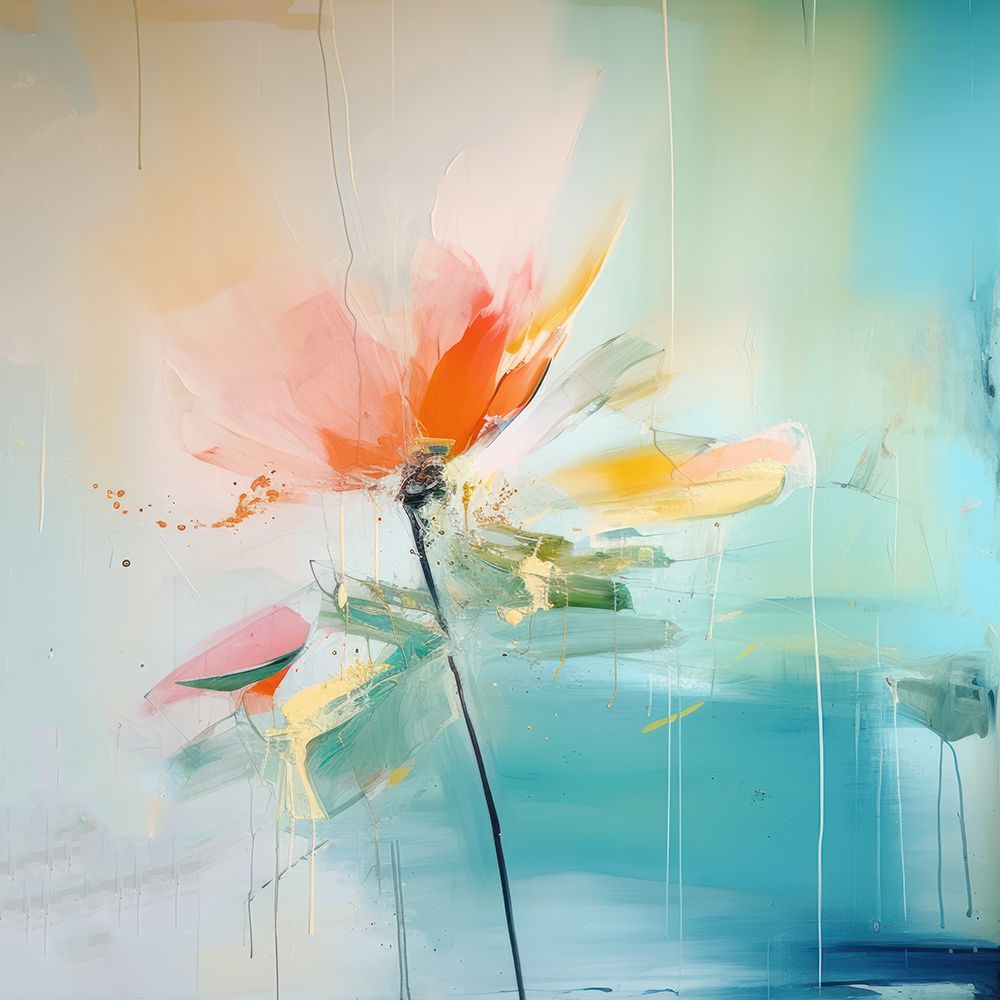 Symphony of Blue Flowers I art print by Irena Orlov for $57.95 CAD