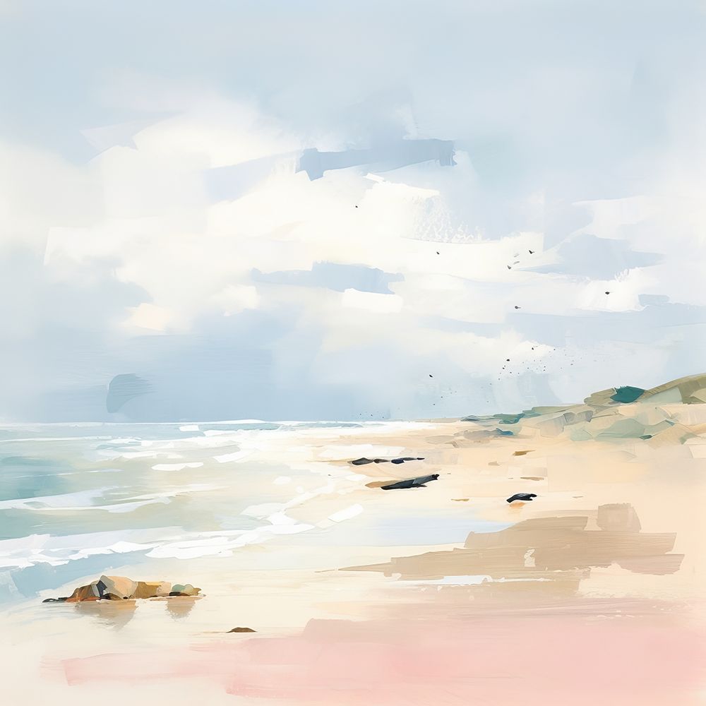 Reflection of Beach I art print by Irena Orlov for $57.95 CAD
