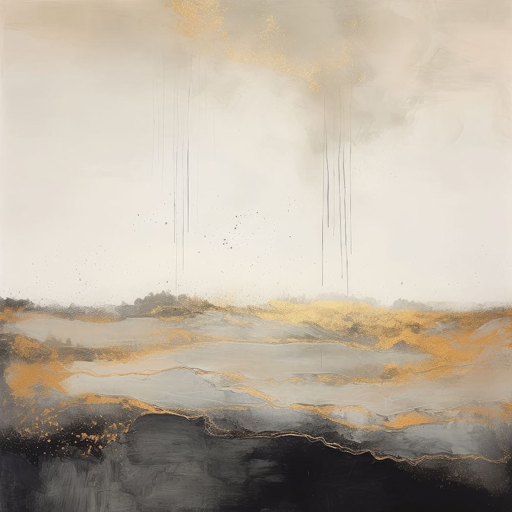 Black and Gold Serenity II art print by Irena Orlov for $57.95 CAD