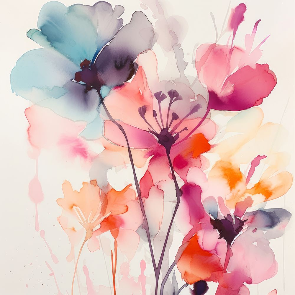 Watercolor Romance I art print by Irena Orlov for $57.95 CAD