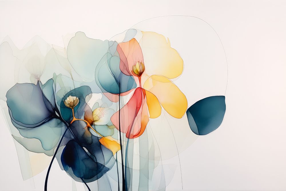 Azure Whispers of Nature I art print by Irena Orlov for $57.95 CAD