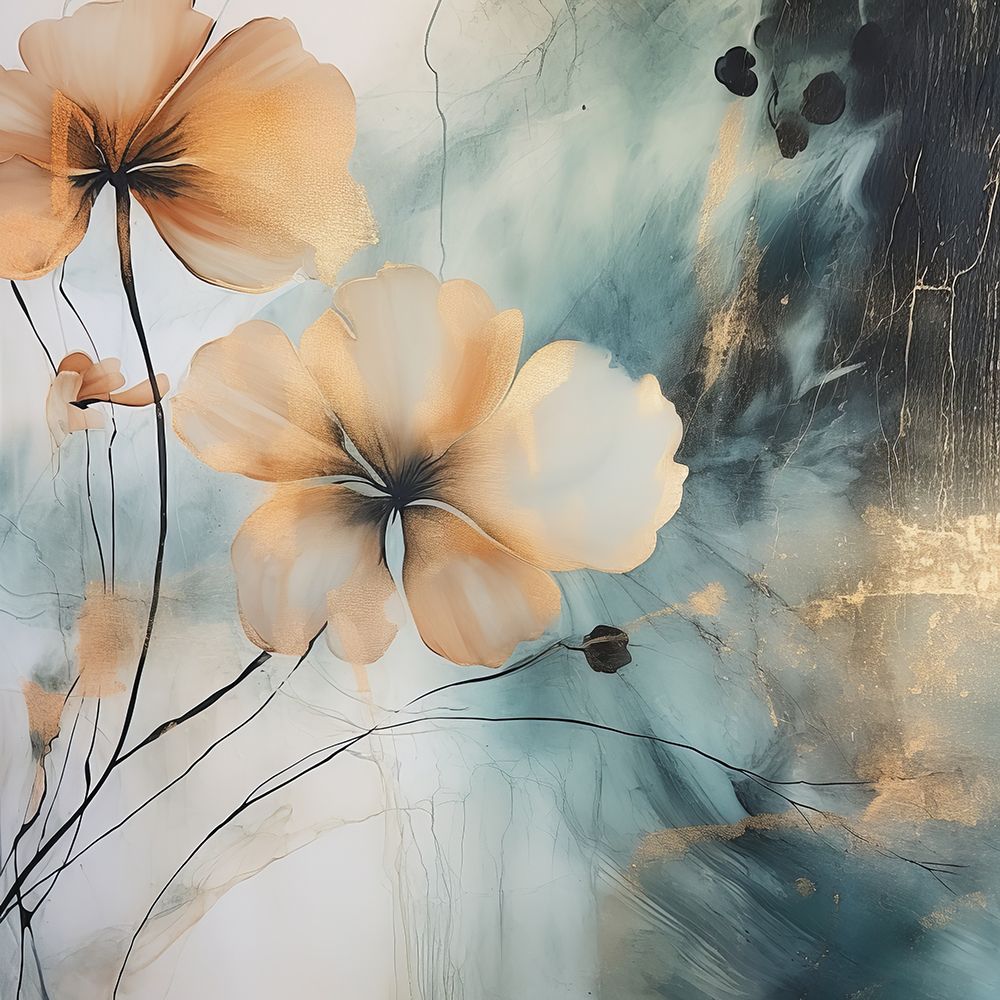 Green Petal Rhythms I art print by Irena Orlov for $57.95 CAD
