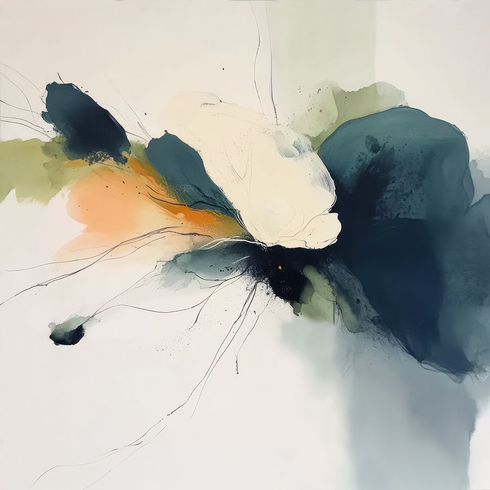 Flowing Abstract Petals in Soft Hues I art print by Irena Orlov for $57.95 CAD