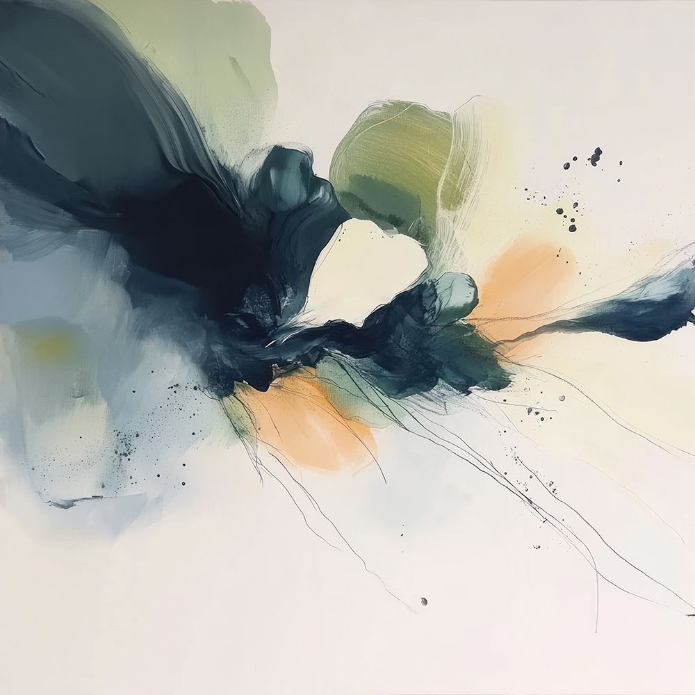 Flowing Abstract Petals in Soft Hues II art print by Irena Orlov for $57.95 CAD
