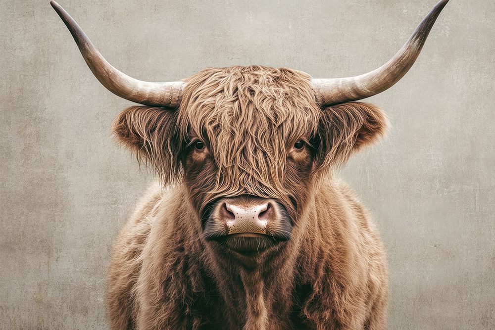 Majestic Highland Bull art print by Irena Orlov for $57.95 CAD