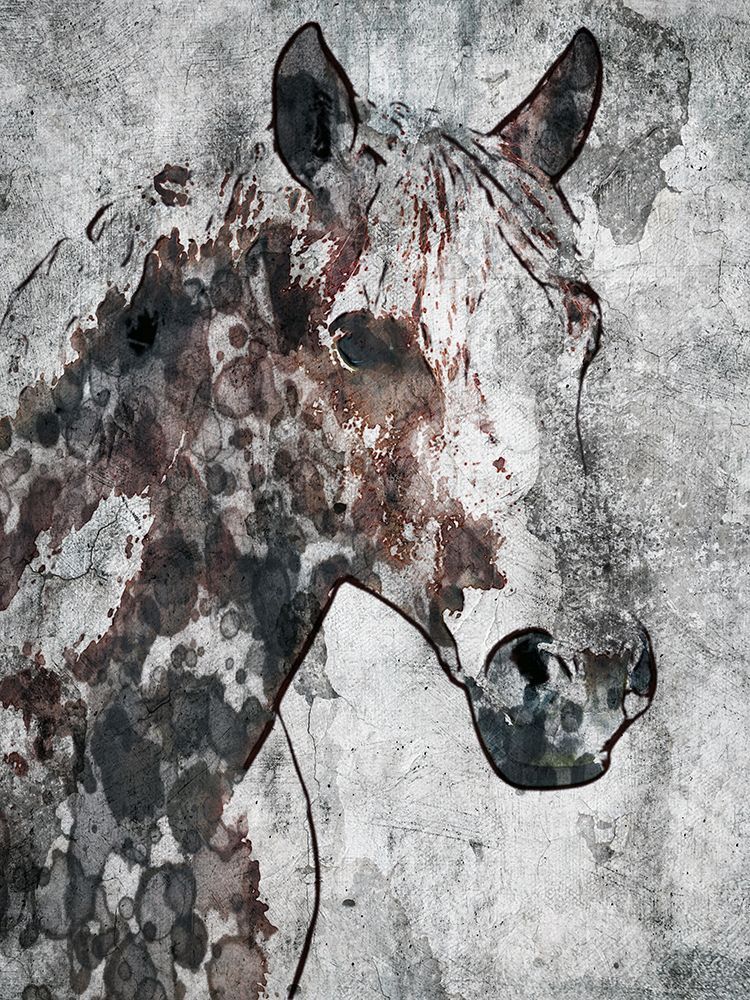 Textured Equine Portrait art print by Irena Orlov for $57.95 CAD