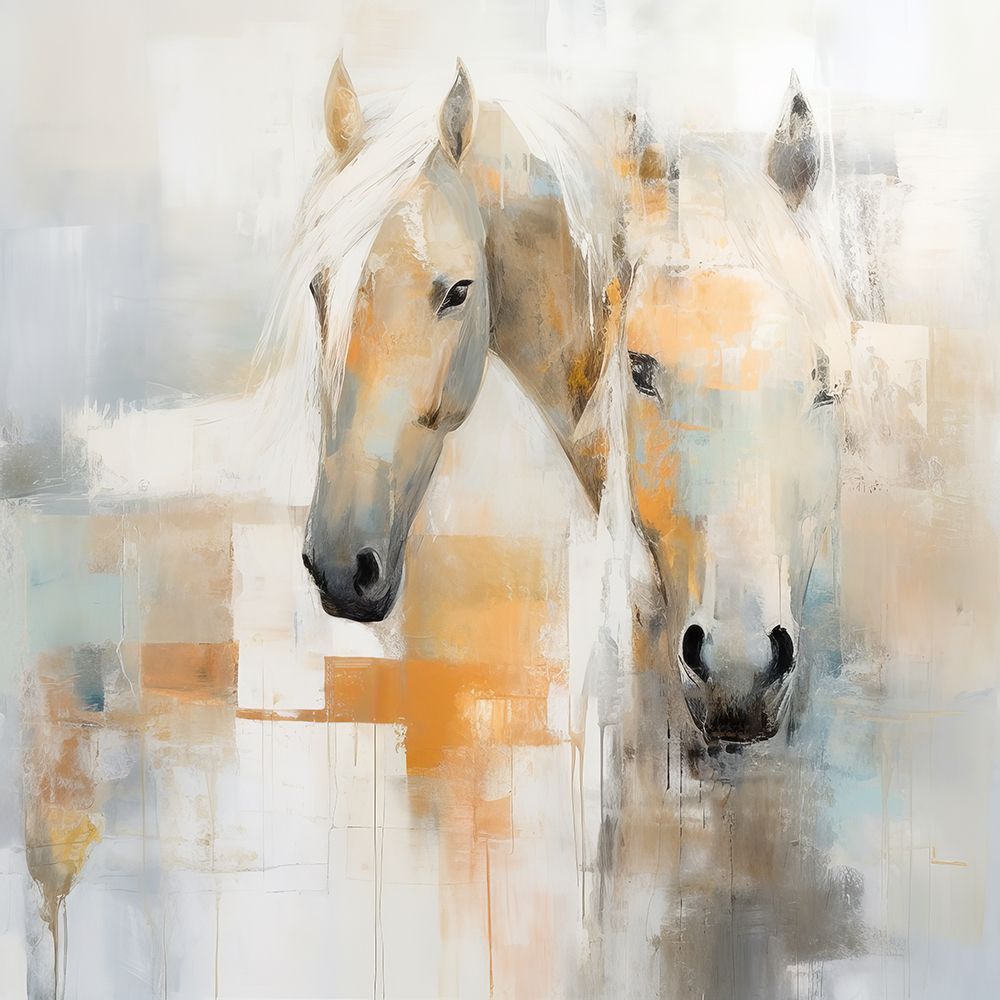 Graceful Equine in Abstract Hues II art print by Irena Orlov for $57.95 CAD