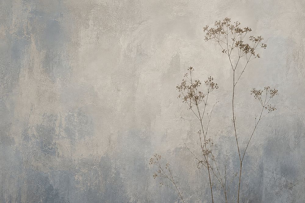 Delicate Stems Against Misty Wall art print by Irena Orlov for $57.95 CAD