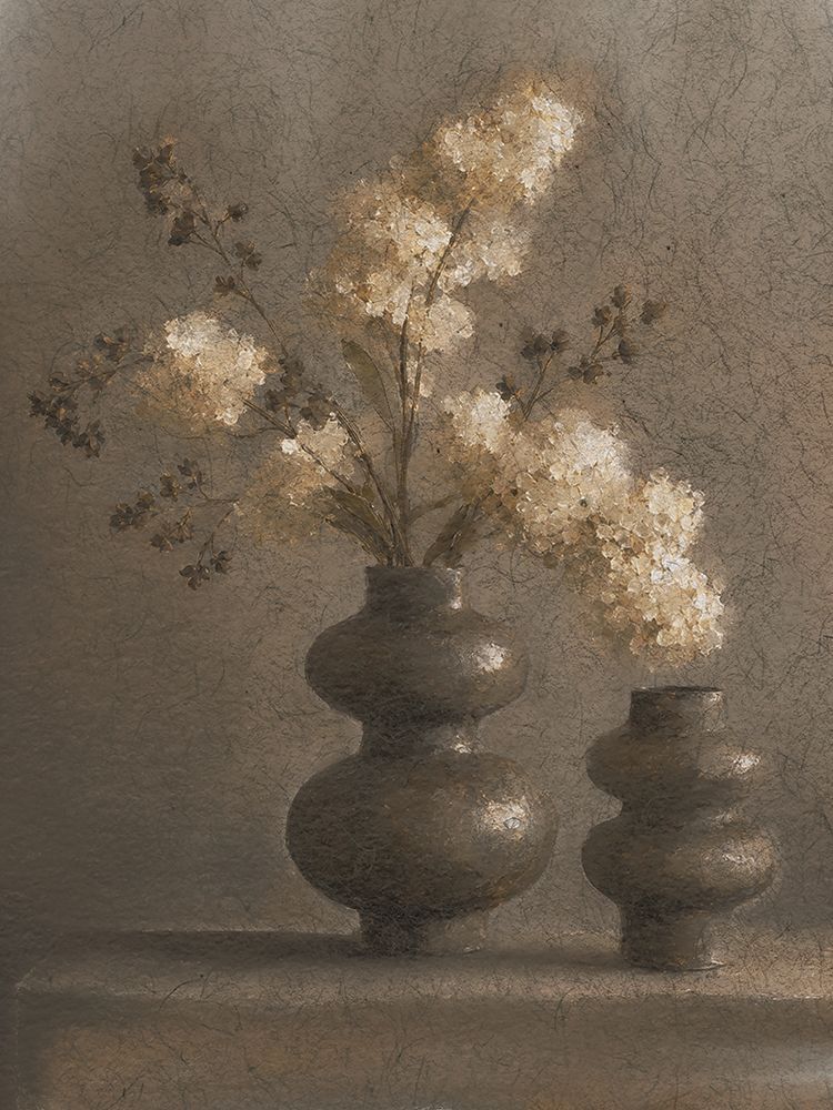 Flowering Still Life with Vases I art print by Irena Orlov for $57.95 CAD
