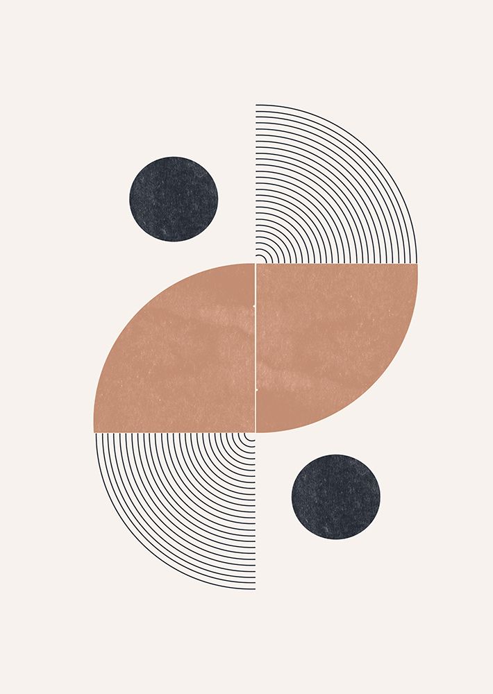 Miuus Studio - Retro Shape art print by 1X for $57.95 CAD