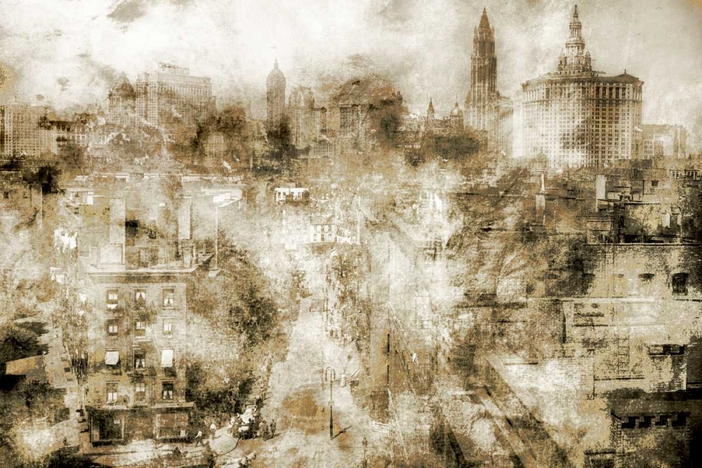 New York Street art print by Roozbeh for $57.95 CAD