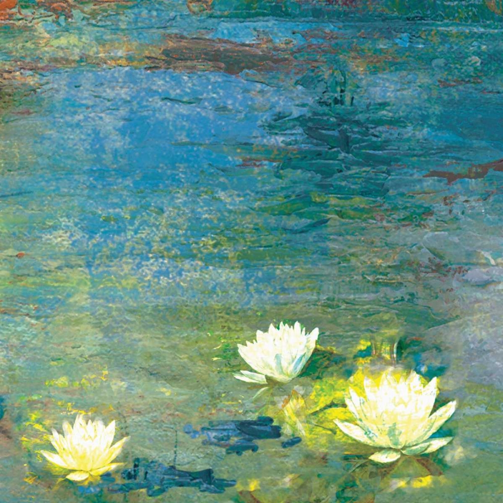 Flowers in the Pond art print by PI Studio for $57.95 CAD