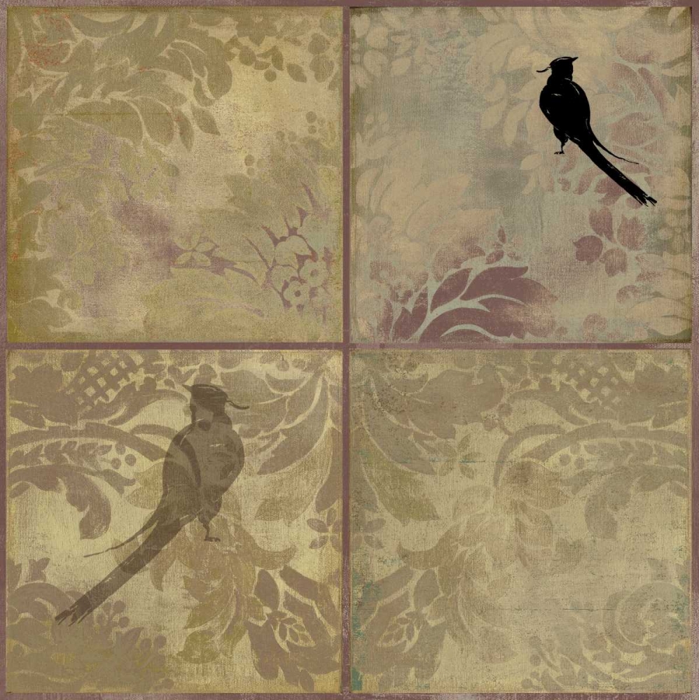 Damask Birds art print by PI Studio for $57.95 CAD