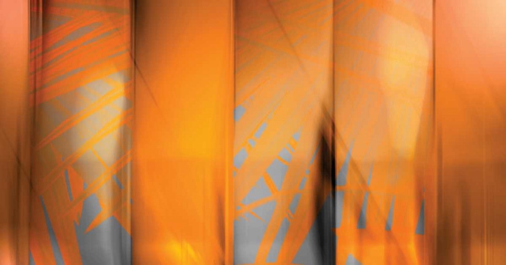 Tangerine on Grey art print by PI Studio for $57.95 CAD