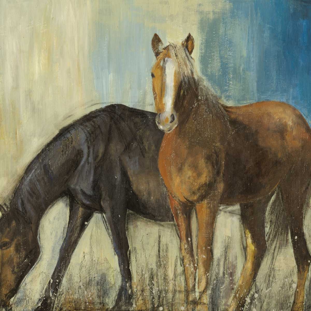 Horses II art print by PI Studio for $57.95 CAD