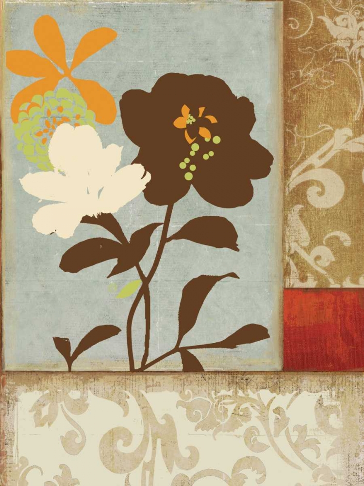 Floral Damask I art print by PI Studio for $57.95 CAD