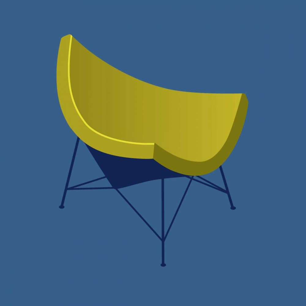 Mid Century Chair I art print by PI Studio for $57.95 CAD