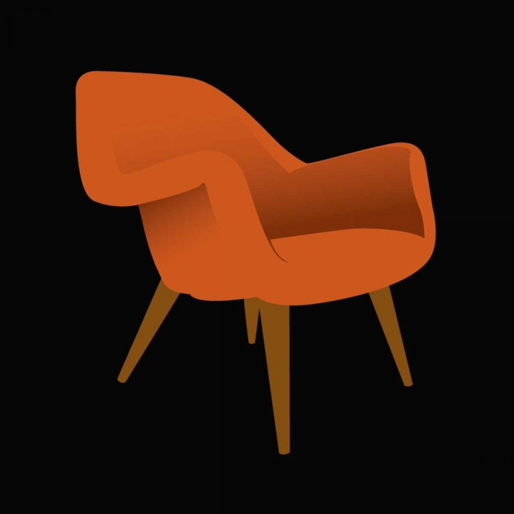 Mid Century Chair II art print by PI Studio for $57.95 CAD