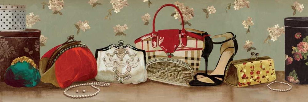 Purse Lineup art print by PI Studio for $57.95 CAD