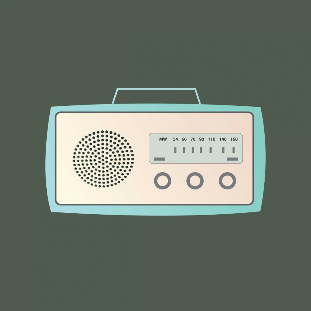 MCM Radio I art print by PI Studio for $57.95 CAD