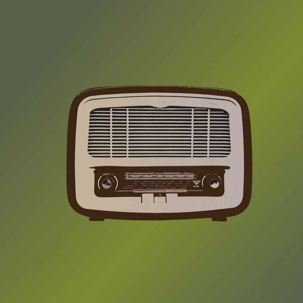 MCM Radio II art print by PI Studio for $57.95 CAD