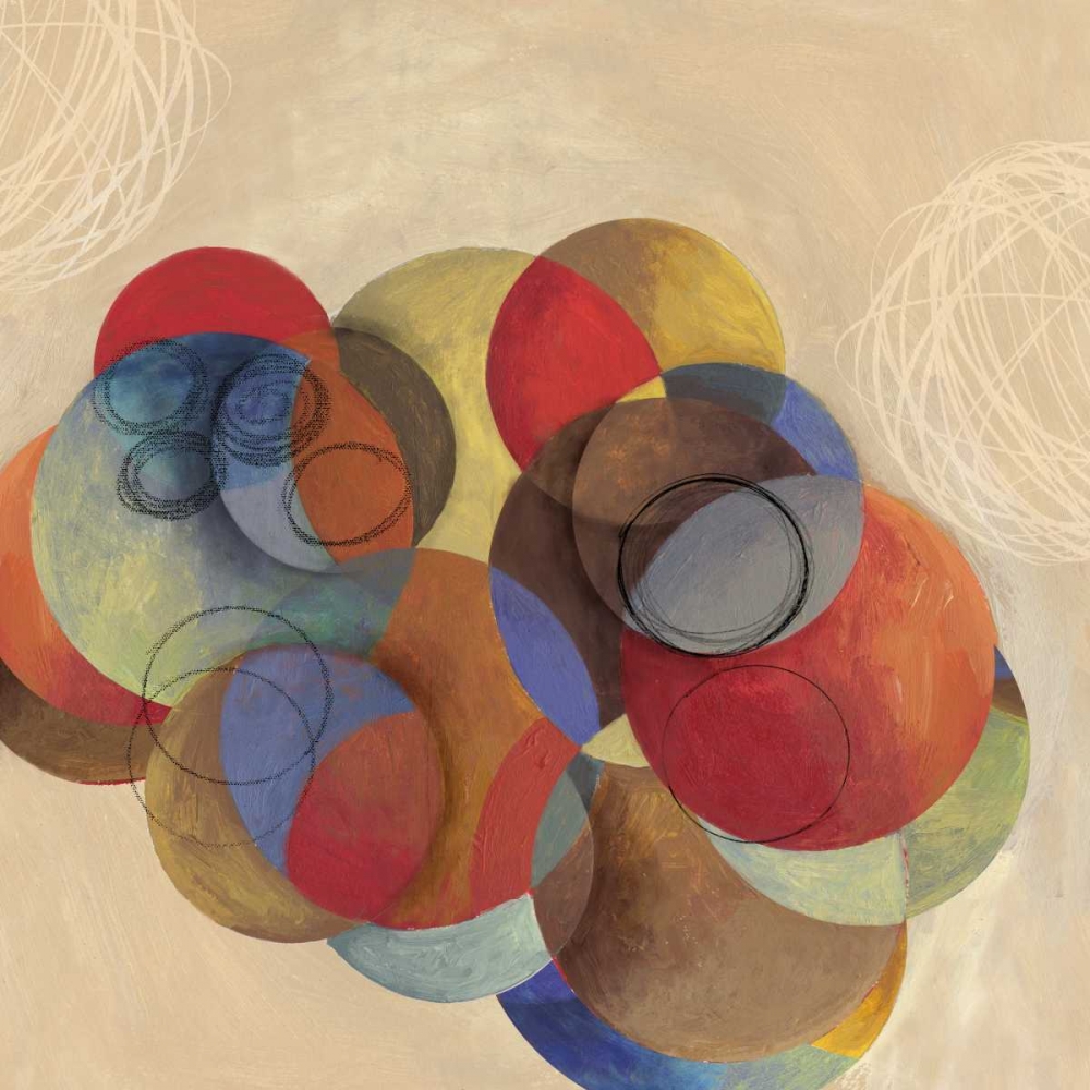 Cubist Circles art print by PI Studio for $57.95 CAD