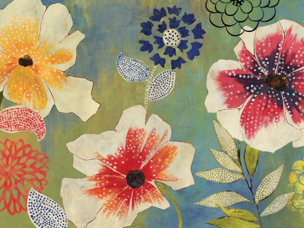 Folk Garden art print by PI Studio for $57.95 CAD