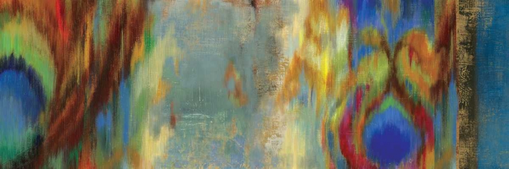 Peacock Abstract art print by PI Studio for $57.95 CAD
