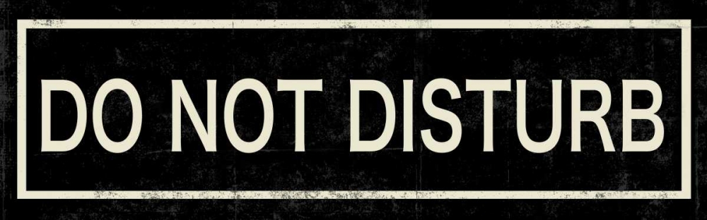Do not Disturb art print by PI Studio for $57.95 CAD