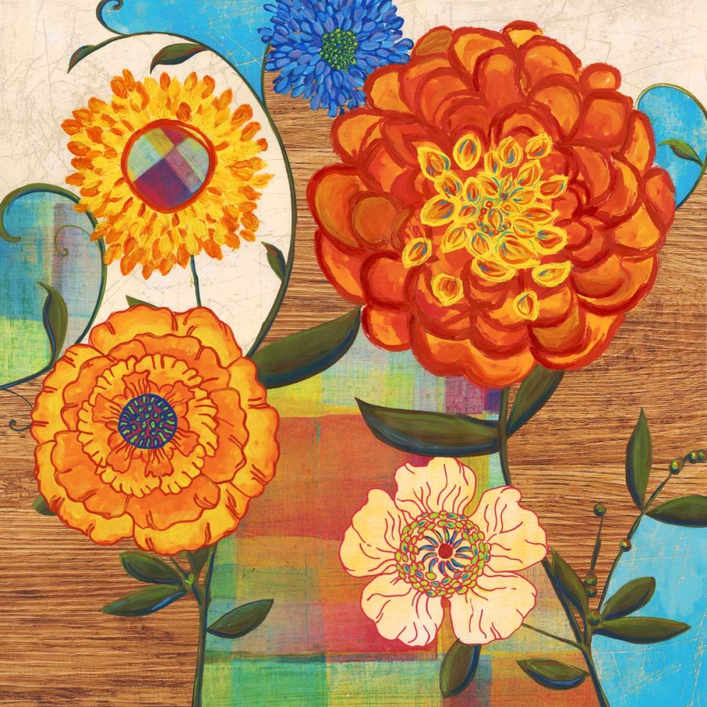 Funky Flowers art print by PI Studio for $57.95 CAD