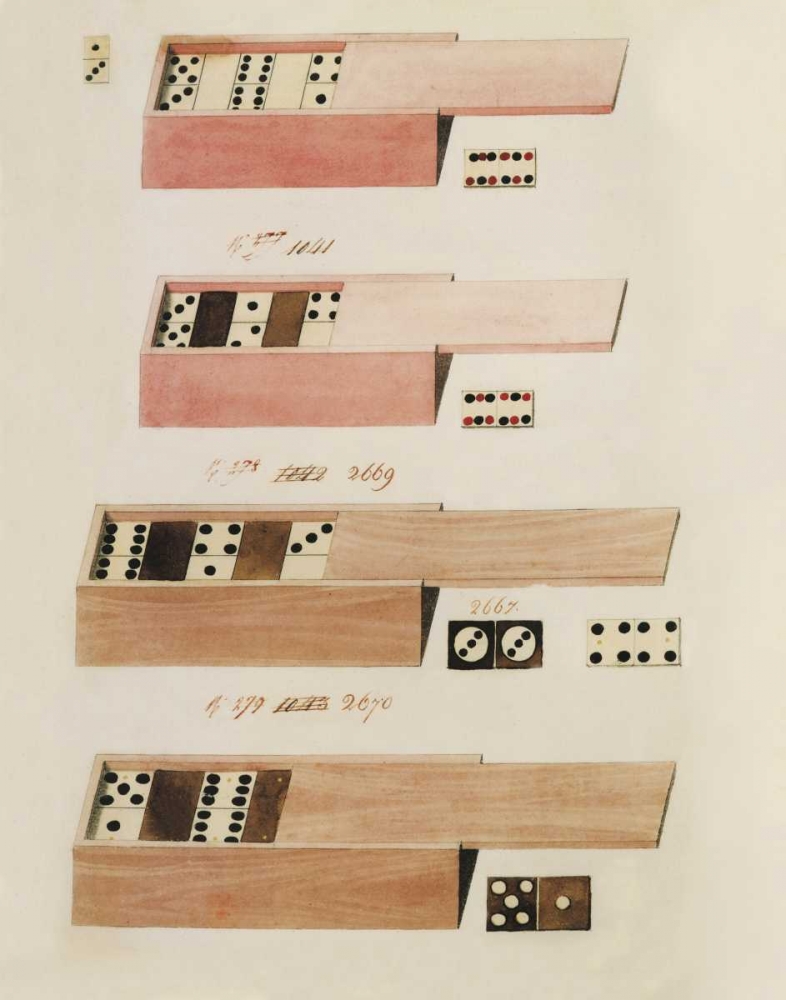 Dominoes art print by PI Studio for $57.95 CAD