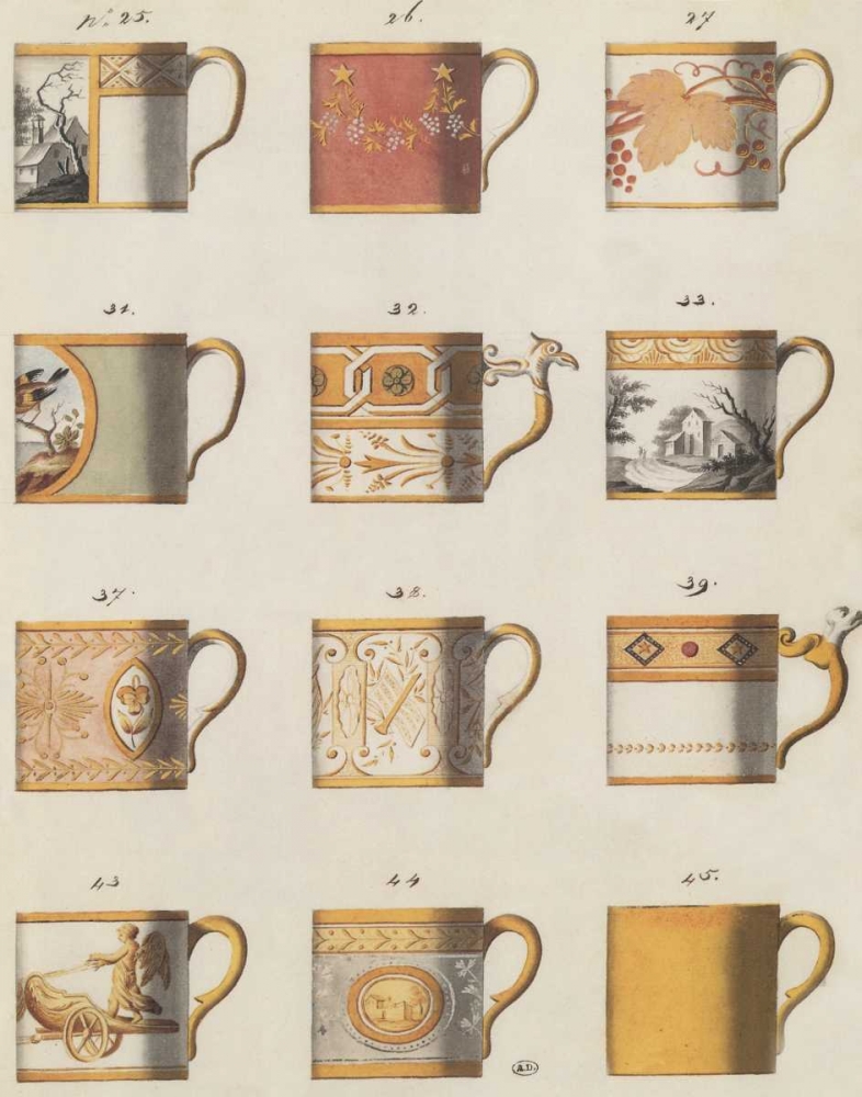 Teacups I art print by PI Studio for $57.95 CAD