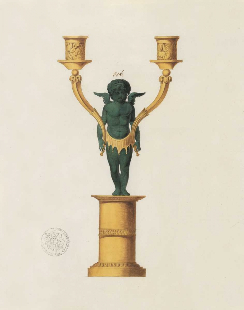Cherub Candelabra art print by PI Studio for $57.95 CAD