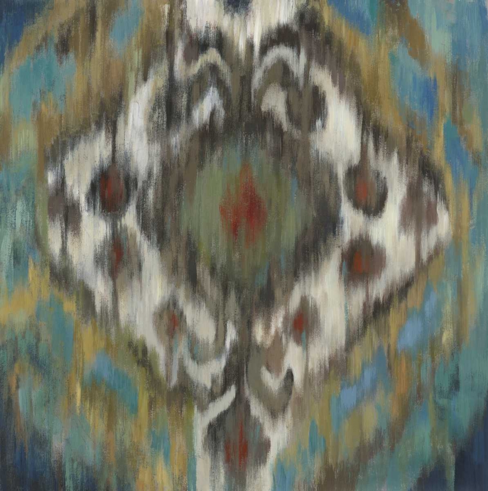 Peacock Ikat art print by PI Studio for $57.95 CAD