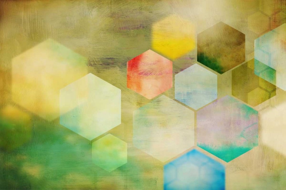 Honeycomb I art print by PI Studio for $57.95 CAD