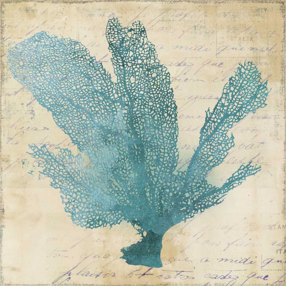 Blue Coral I art print by PI Studio for $57.95 CAD