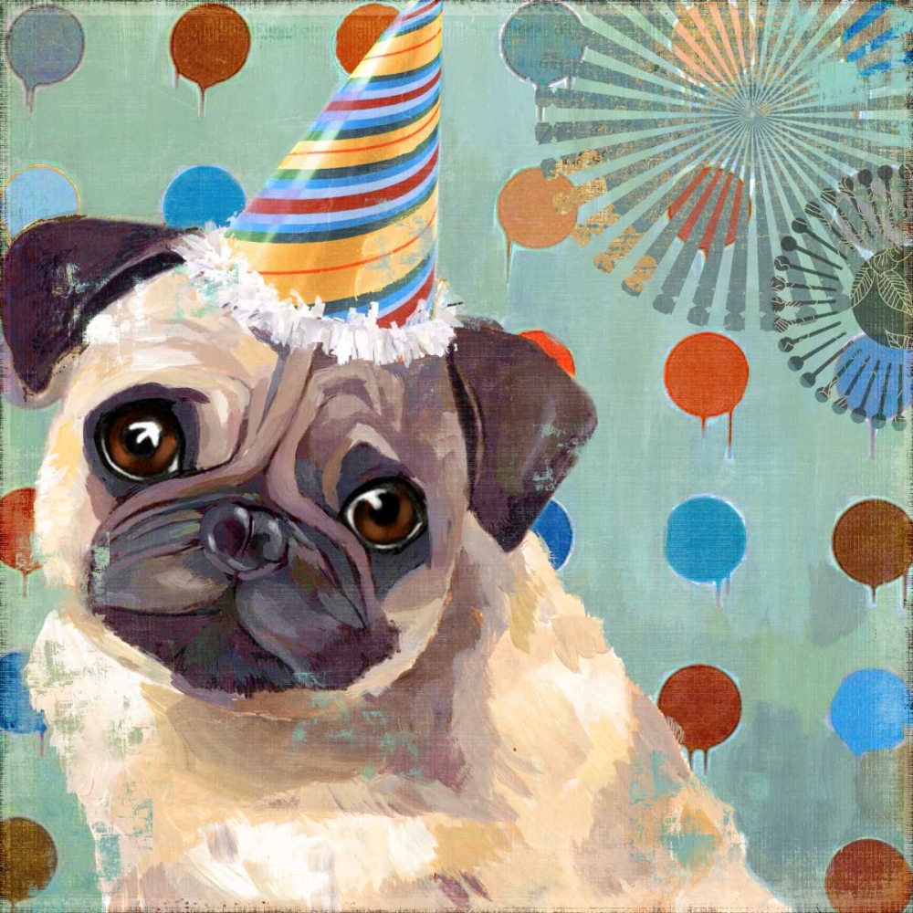 Pug Love art print by PI Studio for $57.95 CAD