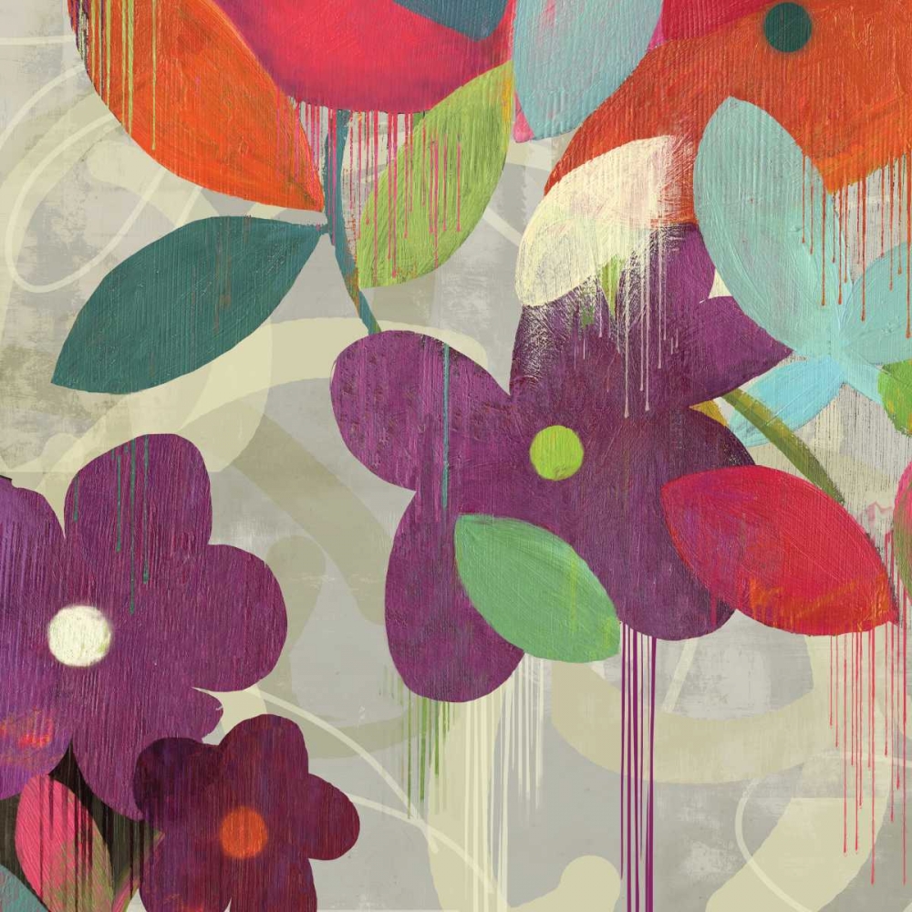 Graphitti Flower I art print by PI Studio for $57.95 CAD