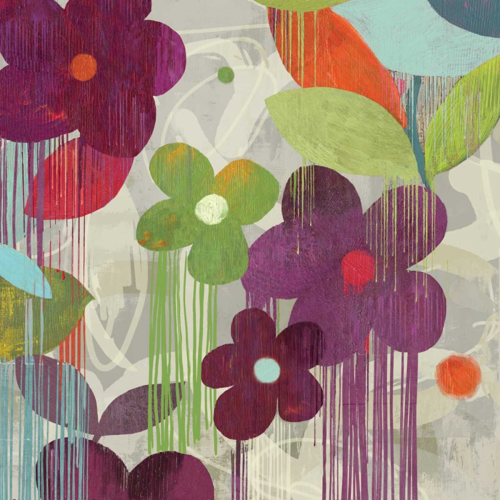 Graphitti Flower I art print by PI Studio for $57.95 CAD