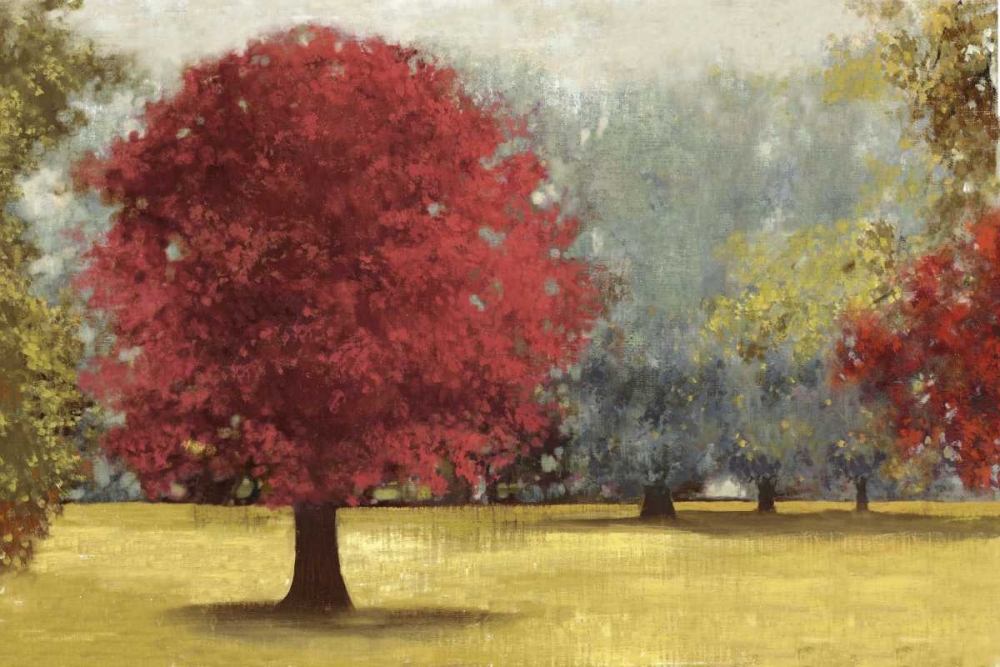 Summer Days - Red art print by PI Studio for $57.95 CAD